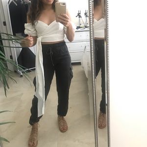 Sabo Skirt Off The Shoulder Wrap Top